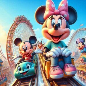 FULL COLOR WOODEN ENGRAVING SOUVENIRS "CARTOON" COD/ALOVA397